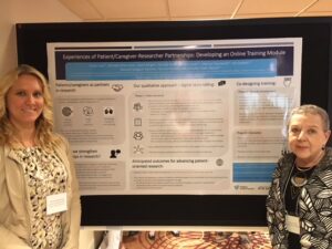 Dr. Michelle Marcinow and Patricia Pottie at 2018 Trillium Primary Health Care Research Day